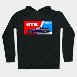 JDM R34 tee shirt Hoodie